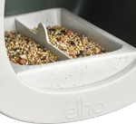 essential bird feeder 18cm fibrous grey